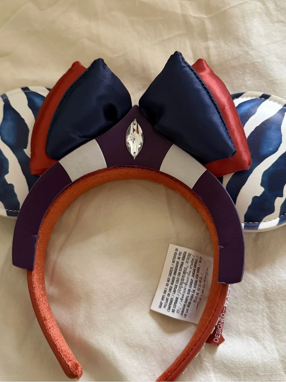 2024 Disney Parks Star Wars Ahsoka Tano “I Am No Jedi” Ears Headband NWOT